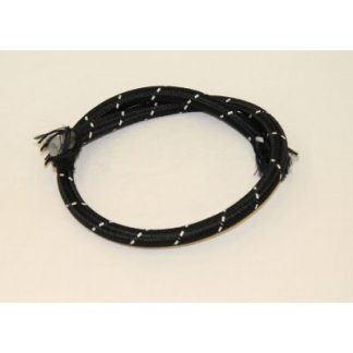 P00021/1 Gewapende stoomslang zwart 5x11.