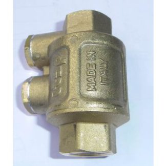 P04968 Terugslagklep 3/8" met veer