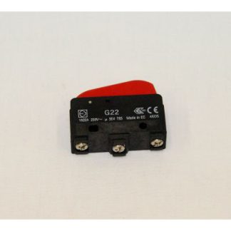 P07678 Microschakelaar met rode knop